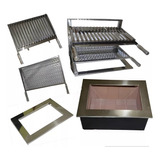 Kit Braseiro Suspenso 70x45 Com Grill Grelha Argent Moeda