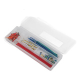 Kit Breadboard Jumper Wire De 140 Peças 14 Comprimentos Var