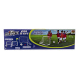Kit Brincadeira De Futebol Completo Gol Bomba E Bola
