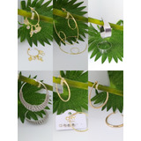 Kit Brincos Argolas Bijuterias De Shop Atacado 50 Pares Lote