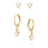 Kit Brincos Rommanel Ana Hickmann Zircônias 527284