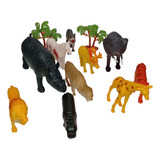 Kit Brinquedo Animais Da Floresta Com