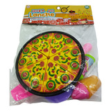 Kit Brinquedo Cozinha De Plástico 10 Peças Hora Da Pizza