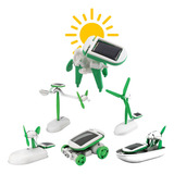 Kit Brinquedo Educacional Robótica Energia Solar 6 Em 1