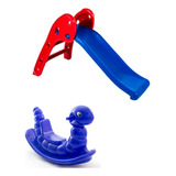 Kit Brinquedo Escorregador Baby Play Ground Infantil Complet
