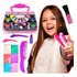 Kit Brinquedo Estojo De Maquiagem + Prancha De Cabelo Menina