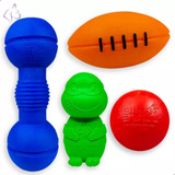Kit Brinquedo Mordedor Resistente Pet Dog Bulldog Inglês