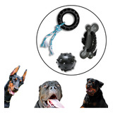 Kit Brinquedo Pet Mordedor Cachorro Grande Porte Pneu Corda