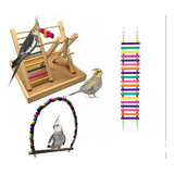 Kit Brinquedo Playground Ponte Escada E Balanço Missanga