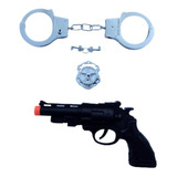 Kit Brinquedo Policial Algemas Arminha