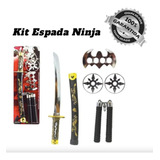 Kit Brinquedo Samurai Espada