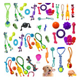 Kit Brinquedos Atacado 10 Mordedores Cães Porte Médio Grande