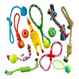 Kit Brinquedos Atacado 10 Mordedores Cães Porte Médio Grande