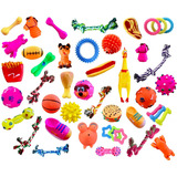 Kit Brinquedos Atacado 20 Mordedores Pet Shop Cães Cachorro
