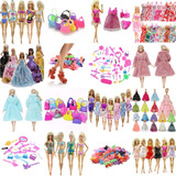 Kit Brinquedos Compatível Com Bonecas Barbie Ana Bela Frozen