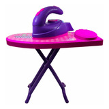Kit Brinquedos Menina Casinha Ferro Tábua De Passar Roupa