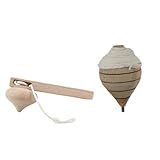 Kit Brinquedos Tradicionais Piões Pião Premium E Fieira