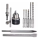 Kit Broca Talhadeira Ponteira Sds Plus martelete Mandril