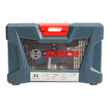 Kit Brocas Bosch 41 Peças V line 41 P Aço Alvenaria Madeira