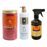Kit Bronzeamento Natural Duotrato Oleo Parafina E Fixador