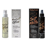 Kit Bruma Fixadora Solf Matte E Bruma Perfect Glow 120ml 2un