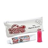 Kit Bucal Para Cães E Gatos Kit Anti Tártaro Escova Dedeira Creme Gel Dental Chocolate Dentes Clean