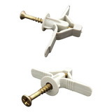 Kit Bucha Aba Fly 6mm C Anel Drywall Gesso Parafuso 50 Un