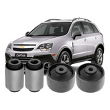 Kit Bucha Bandeja Facão Traseiro Captiva 2008 2009 2010 2011