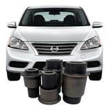 Kit Bucha Braço Suporte Quadro Dianteiro Sentra 2015 2018