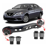 Kit Bucha Braço Suporte Quadro Dianteiro Sentra 2015 A 2018