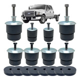 Kit Bucha Calço Coxim Cabine Dupla Carroceria F250 98 A 12