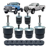 Kit Bucha Calço Coxim Cabine Simples Carroceria F250 98 12