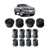 Kit Bucha Feixe Mola Traseiro Ranger 2013 12 Pç 
