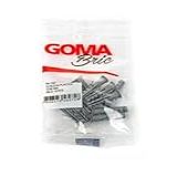 Kit Bucha Plástica Com Aba M6 Goma Com 10 Peças