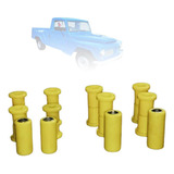 Kit Bucha Suspensão Jumelo E Bucha Fixa Mola Pu Rural E F75