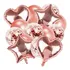 Kit Buque Balão Metalizado 14 Peças Bexiga Festa Rose Gold