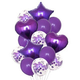 Kit Buque Balões Metalizado E Látex