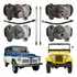 Kit Burrinho Roda Jeep Rural Cj5 Ford Willys 60/83 Completo