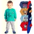 Kit C/ 02 Conjunto Masculino Inverno Infantil Moletom Menino