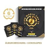 Kit C- 1 Álbum Brochura - 6 Envelopes De Figurinhas Fifa World Cup 2025