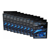Kit C/ 10 - Cooler Fan P/ Gabinete 120mm 12cm C/ 33 Led Azul