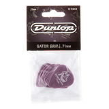 Kit C/ 12 Palhetas Dunlop 0.71mm Gator Grip 417p071 Usa 