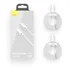 Kit C/ 2 Cabos Lightning Usb- C Pd 20w 1.5m Baseus iPhone Cor Branco