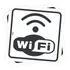 Kit C\ 2 Placas Aviso Para Rede Wi-fi Wifi Conexão Internet