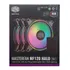 Kit C/ 3 Cooler Mf120 Halo Loop 120mm + Controlador Led Argb