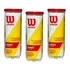 Kit C/ 3 Tubos Bola Tênis Wilson Championship Extra Duty 3un