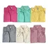 Kit C/ 36 Pçs Conjunto Pagão Liso 100% Algodão Roupa Bebê 