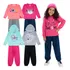 Kit C/ 4 Conjunto Moletom Menina De Inverno Feminino Frio