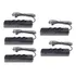 Kit C/ 5 Filtro De Linha 3 Tomadas Diagonais Em Abs 127/220 Cor Preto 127v/220v