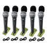 Kit C/ 5 Microfones Shure Sv100 Original + Cabos + Espumas